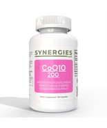 Coq10 200mg - High Absorption Coenzyme-Q10 Supplement - Support Heart Mu... - £16.83 GBP