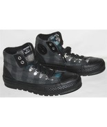 Converse WOOLRICH Wool Grey Plaid Lug Sole Hightop Hiker Shoes Mn&#39;s 6 / ... - $91.62 CAD