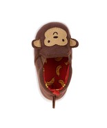 Walmart Brand Infant Toddler Boys Canvas Slip On Shoes Brown Monkey Size... - $185.12 MXN