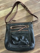 The SAK Brown Pebbled Leather Crossbody Purse Hobo Satchel Shoulder Handbag - $17.08