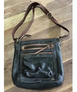 The SAK Brown Pebbled Leather Crossbody Purse Hobo Satchel Shoulder Handbag - $23.36 CAD