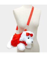 Novelty Sequined Plush Puppy Toy Dog Doll Handbag Crossbody Bag - £27.97 GBP