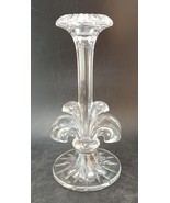 Vintage Russian Crystal Candle Holder 8.5” Tall By 4” in Diameter - $45.00
