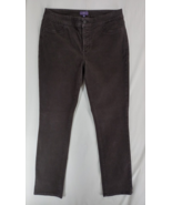 NYDJ Sz 10 Lift Tuck Jegging Women&#39;s Distressed Faded Black Denim Jeans ... - £11.19 GBP