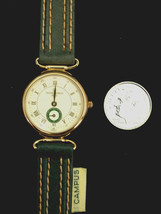 Wrist Watch Michel Herbelin Lady&#39;s Campus Leather ETA Swiss 11 Jewel - $369.95