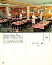 Pennsylvania(PA) Plain &amp; Fancy Farm Waitresses Posing Dining Area VTG Postcard - £7.63 GBP