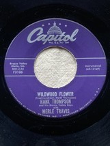 Hank Thompson &amp; Merle Travis - Wildwood Flower / Breakin&#39; In Another Heart F3106 - £8.11 GBP