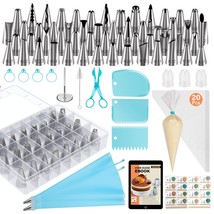 Kootek Piping Bags and Tips Set, 90pcs Cake Decorating Supplies Kit with... - £26.58 GBP