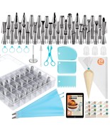 Kootek Piping Bags and Tips Set, 90pcs Cake Decorating Supplies Kit with... - £26.57 GBP