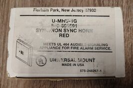 SIEMENS U-MHU-1G SYNC/NON SYNC HORN RED  500-699591 – NOS - $20.59