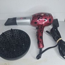 Chi Pro Low EMF Handheld Hair Dryer  Pink Limited Edition- Fishnet W/att... - $29.69