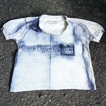 Balenciaga T’s Women’s Trompe L’oeil Print T Shirt Sz M Blue Spring Summ... - $98.95