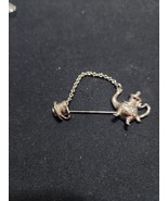 Avon Silver tone teapot and cup &amp; Saucer pin / Brooch Vintage - $20.51 CAD
