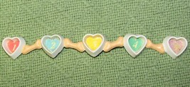 VINTAGE TYCO QUINTS DOG BOWL SET PUPPY ANIMAL PET STICKERS INTACT HEARTS... - $9.45