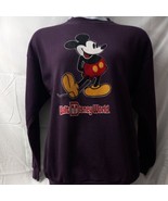 Walt Disney World Mickey Mouse Sweatshirt OSFA Pink Pullover Crewneck Vi... - £25.83 GBP