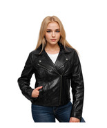DODICI Women&#39;s Moto Genuine Leather Jacket - $232.64 CAD