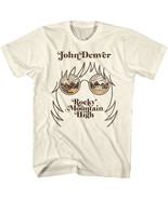 John Denver Rocky Mountain High Men&#39;s T Shirt Glasses Country Road Music - £21.12 GBP+