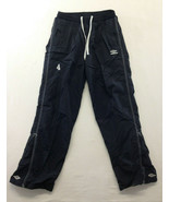 Umbro  Boys  Black Lined Zipper Leg Bottoms Track Athletic Drawstring Pants - €6,83 EUR