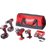 Milwaukee 2695-24 M18 18V Cordless, 2 Batteries, Charger, And Tool Case ... - £356.92 GBP