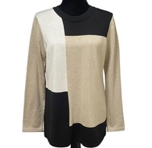 Calvin Klein Colorblock Crew Neck Sweater Size Medium - £25.17 GBP