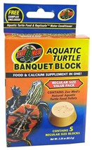 Zoo Med Aquatic Turtle Banquet Block - Food, Calcium Supplement - Regula... - £8.01 GBP