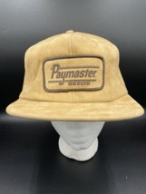 VTG Paymaster Seed Trucker Hat SnapBack Patch Farming Made In USA Paramo... - $16.44