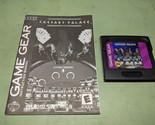 Caesar&#39;s Palace Sega Game Gear Disk and Manual Only - $5.49