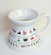 No-Spill Travel Mug Monterey  Carmel California Vintage 1989 - £12.66 GBP