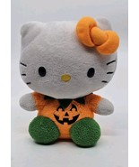 Ty Beanie Babies Hello Kitty Pumpkin Sanrio 2012 Halloween 6&quot; Plush - €8,46 EUR