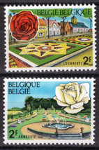 ZAYIX Belgium 724-725 MNH Nature Plants Roses Annecoie Garden 071823S116M - £1.20 GBP