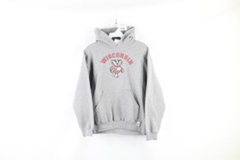 Vintage Russell Athletic Boys Large Spell Out University of Wisconsin Hoodie - £27.21 GBP