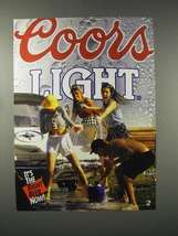 1992 Coors Light Beer Ad - It&#39;s The Right Beer Now - £14.44 GBP