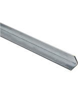 1&quot; x 48&quot; Galvanized Solid Angle – Durable Steel Construction - £27.73 GBP