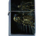 Skeletons D2 Windproof Dual Flame Torch Lighter Death Skulls - £13.21 GBP
