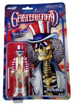 Super7 ReAction Grateful Dead Uncle Sam Skeleton 4 in Action Figure Accessories - £17.58 GBP