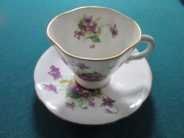CLARENCE ENGLAND FLORAL COFFEE  CUP AND SAUCER ORIGINAL [65] - $54.45