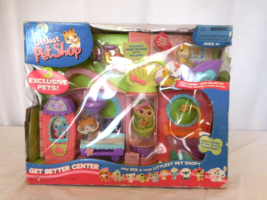 Littlest Pet Shop 2005 Get Better Center lot CAT #490 DOG #491 GECKO #492 NEW - $183.15