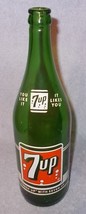Vintage 7Up 28 Oz Glass ACL Soda Pop Bottle - £10.35 GBP