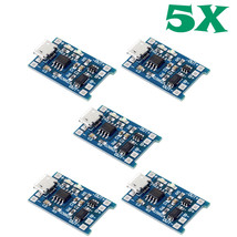 5Pcs Tp4056 Dw01A 5V 1A Micro Usb 18650 Lithium Battery Charger Board Mo... - $14.99