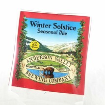 Anderson Valley Brewing Co Winter Solstice Seasonal Ale Acrylic Beer Tap... - $29.69