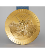 Paris 2024 Olympics “Gold” Medal with Ribbons !!! - $59.00