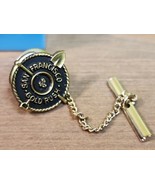 San Francisco Gold Rush Pickax and Shovel Vintage Tie Tac Pin in Origina... - $26.74