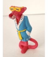 PINK PANTHER PVC Figure In Smoking Jacket Bathrobe 3 Inches Tall Cake To... - €12,98 EUR