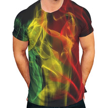 New Rasta Reggae Music full color smoke weed streetwear full print t shirt tee - £19.76 GBP