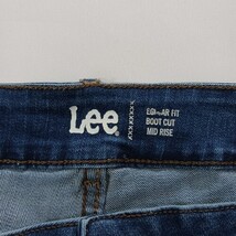 Lee 1WMBEW7 Regular Fit Bootcut Women's Blue Denim Jeans Sz 22W M Measured 42×31 image 3