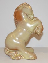 FABULOUS RARE VINTAGE FRANKOMA POTTERY REARING CLYDESDALE HORSE 6 7/8&quot; F... - $321.74