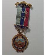RAOB GLE 1866-1966 Medal &amp; Ribbon Caronia Lodge Parry B&#39;HAM Aldridge Gro... - €43,17 EUR