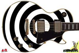Guitar Wrap Skin Axe Re-Skin Iconic 80's Metal Rock Wylde Bullseye Targe... - $27.71+