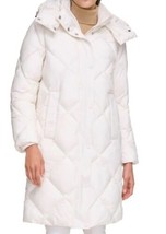 DKNY Diamond Quilted &amp; Hooded Puffer Coat XL - $129.97