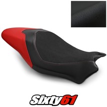 Ducati Monster 821 1200 Sedile Cover 2017 2018 2019 2020 2021 Red Luimoto Suede - $127.50